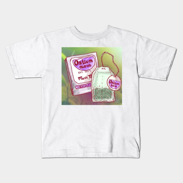 Ostium Tea Kids T-Shirt by The Ostium Network Merch Store